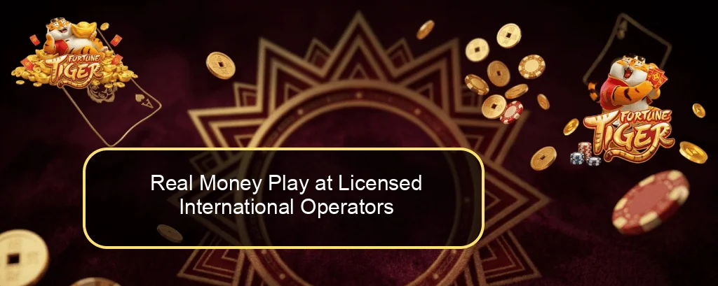 Real Money Play at Licensed International Operators